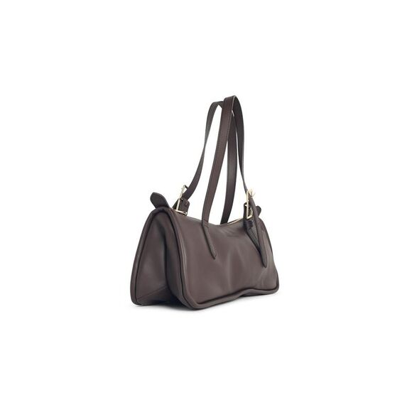 Longchamp 'Looong' Brown Leather Bag Women - Picture 2 of 3